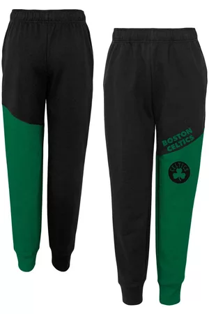 Outerstuff Girls Pants - Youth Boys and Girls Black, Green Boston Celtics Superior Split Pants