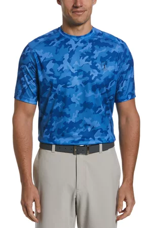 PGA Tour Men Short Sleeved T-Shirts - Men's Camo Print Short-Sleeve Performance T-Shirt