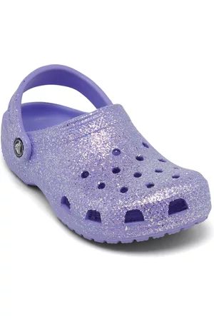 Leased Girls Clogs - Crocs Little Girls Classic Glitter Clogs from Finish Line