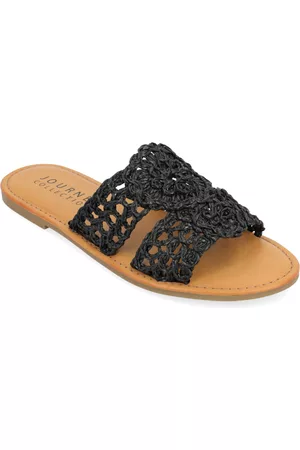 Journee Collection Women Sandals - Women's Lissia Crochet Sandals Women's Shoes