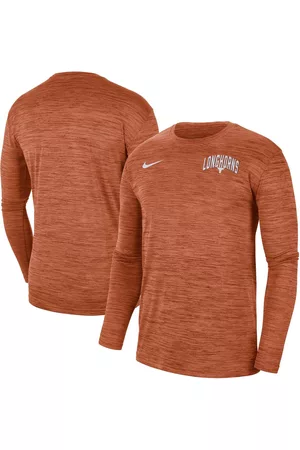 Nike Men's Cincinnati Bengals Sideline Velocity Orange Long Sleeve T-Shirt