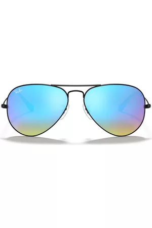 Leased Women Aviator Sunglasses - Ray-Ban Sunglasses, RB3025 Aviator Flash Lenses Gradient