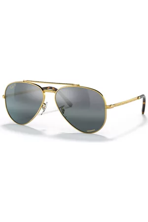 Leased Aviator Sunglasses - Ray-Ban Unisex Polarized Sunglasses, RB3625 New Aviator