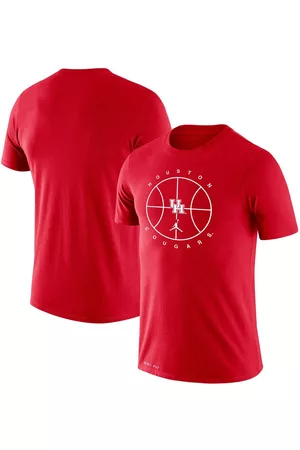 Jordan Men Sports T-Shirts - Men's Brand Houston Cougars Basketball Icon Legend Performance T-shirt