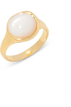 Brook & York 14K -Plated Anna Cultured Mother of Pearl Ring