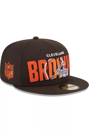 Men's New Era Orange Cleveland Browns Omaha Throwback