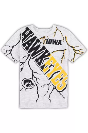 Outerstuff Girls Sports T-Shirts - Preschool Boys and Girls Iowa Hawkeyes Highlights Lightning Oversized T-shirt