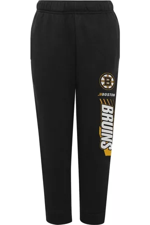 Outerstuff Girls Pants - Youth Boys and Girls Boston Bruins Power Move Fleece Pants