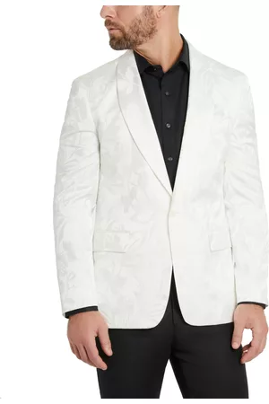 Tallia Men Floral Coats - Men's Slim-Fit Jacquard Floral Sport Coat