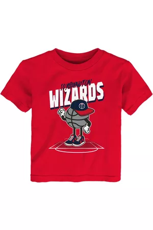 Outerstuff Girls Sports T-Shirts - Toddler Boys and Girls Washington Wizards Mr. Dribble T-shirt