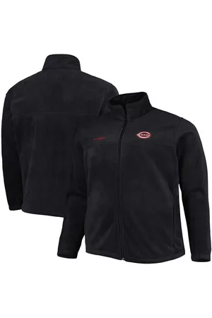 Columbia Men Sports Jackets - Men's Cincinnati Reds Big and Tall Steens Mountain Full-Zip Jacket