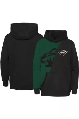 Outerstuff Girls Hoodies - Youth Boys and Girls Minnesota Wild Unrivaled Pullover Hoodie