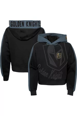 Outerstuff Girls Hoodies - Youth Girls Vegas Golden Knights Record Setter Pullover Hoodie