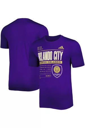 adidas Men Sports T-Shirts - Men's Orlando City Sc Club Dna Performance T-shirt