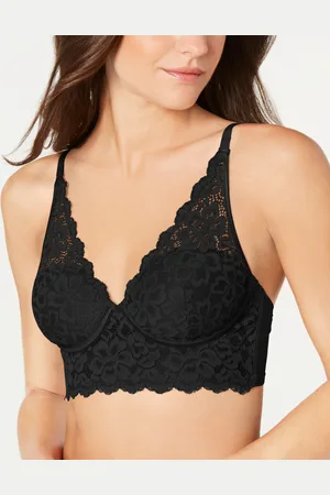 Maidenform Pure Comfort Lace & Mesh Longline Wireless Bralette DM1188