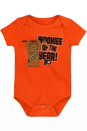Outerstuff Girls Swimsuits - Infant Boys and Girls Philadelphia Flyers Star Wars Wookie of the Year Bodysuit