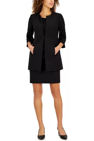 Le Suit Women Work Dresses - Women's 3/4-Sleeve Topper Jacket & Sheath Dress