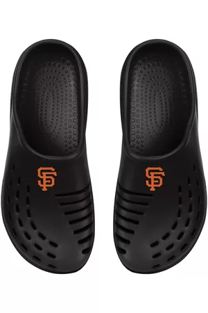FOCO Girls Clogs - Youth Boys and Girls Orange San Francisco Giants Sunny Day Clogs