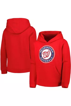 Outerstuff Big Boys and Girls Washington Nationals Team Primary Logo Pullover Hoodie