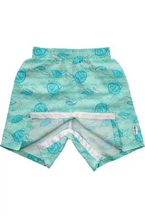 Green Sprouts Boys Swim Shorts - Toddler Boys Lightweight Easy-Change Swim Trunks