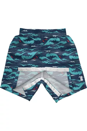Green Sprouts Boys Swim Shorts - Toddler Boys Lightweight Easy-Change Swim Trunks