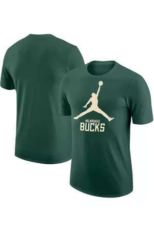 Jordan Men Sports T-Shirts - Men's Brand Milwaukee Bucks Essential T-shirt