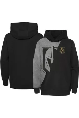 Outerstuff Girls Hoodies - Youth Boys and Girls Heather Gray, Black Vegas Golden Knights Unrivaled Pullover Hoodie