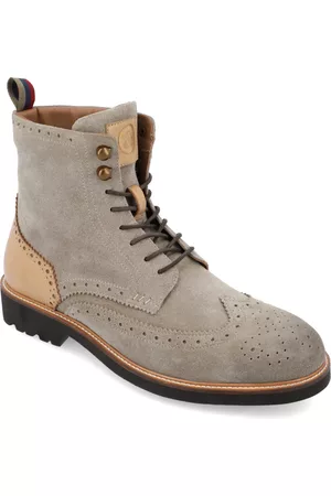 Thomas & Vine Men Ankle Boots - Men's Welch Tru Comfort Foam Wingtip Ankle Boots Men's Shoes