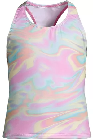 Lands' End Girls Swimsuits - Child Girls Plus Size Tankini Swimsuit Top