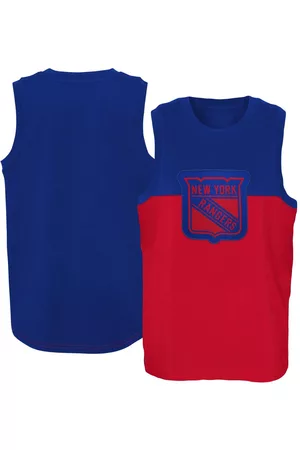 Outerstuff Girls Tank Tops - Youth Boys and Girls Blue and Red New York Rangers Revitalize Tank Top