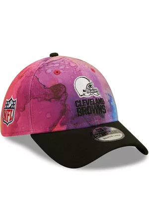 New Era Men Hats - Men's Pink, Black Cleveland Browns 2022 Nfl Crucial Catch 39THIRTY Flex Hat