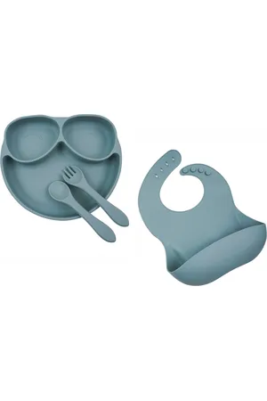 Tiny Teethers Designs Baby Boys Silicone Tableware, 4 Piece Set
