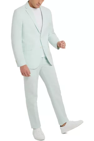 Kenneth Cole Men Suits - Men's Slim-Fit Stretch Linen Solid Suit