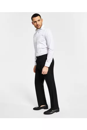 Alfani Men Stretch Pants - Men's Classic-Fit Stretch Tuxedo Pants, Created for Macy's