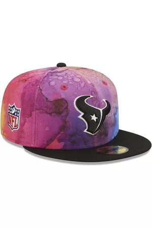 New Era Men Hats - Men's Pink, Black Houston Texans 2022 Nfl Crucial Catch 59FIFTY Fitted Hat