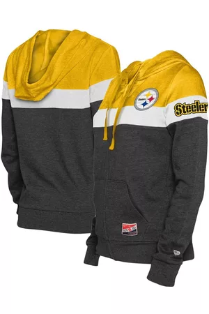 Women's New Era Camo Pittsburgh Steelers Raglan Full-Zip Hoodie 