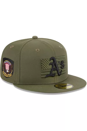 New Era Men Hats - Men's Oakland Athletics 2023 Armed Forces Day On-Field 59FIFTY Fitted Hat