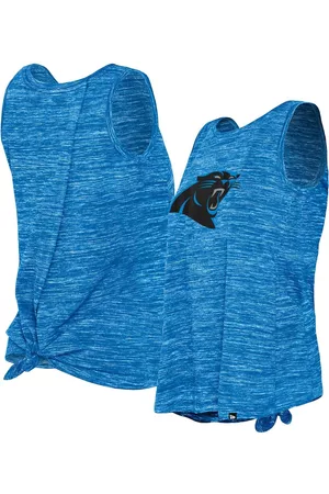 Women's Carolina Panthers Splitback Blue Tank Top