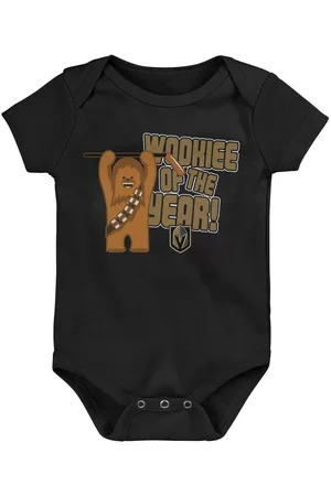 Outerstuff Girls Swimsuits - Infant Boys and Girls Vegas Golden Knights Star Wars Wookie of the Year Bodysuit