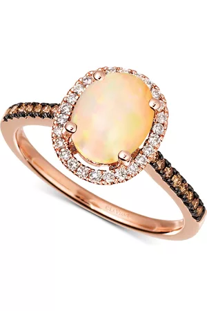 Le Vian Amethyst (1-3/8 ct. t.w.) & Diamond (1/4 ct. t.w) Ring in 14k Rose Gold (Also in Citrine, Deep Sea Blue Topaz, Green Quartz, Peridot, Opal & S