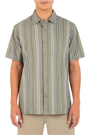 Hurley Men Short sleeved Shirts - Men's Rincon Linen Short Sleeves Shirt