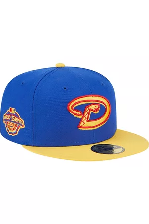 New Era Men Hats - Men's Royal, Yellow Arizona Diamondbacks Empire 59FIFTY Fitted Hat