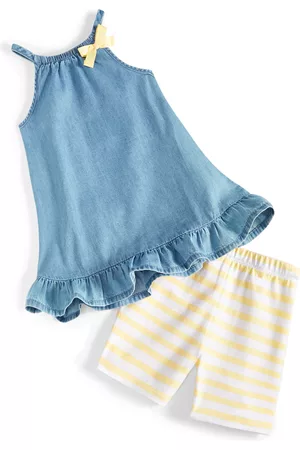 First Baby Sets - Baby Girls Halter Tunic and Shorts Set, Created for Macy's