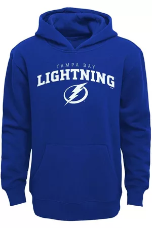 Outerstuff Girls Hoodies - Youth Boys and Girls Tampa Bay Lightning Team Lock Up Pullover Hoodie