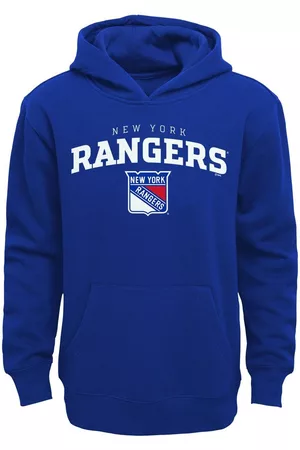 Outerstuff Girls Hoodies - Youth Boys and Girls New York Rangers Team Lock Up Pullover Hoodie
