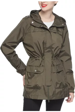 Rokka & rolla Women Jackets - Women's Military Anorak Safari Jacket Light Utility Trenchcoat