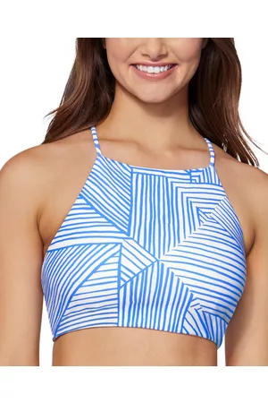 Raisins Women Bikini Tops - Juniors' Shorebreak High-Neck Bikini Top Women's Swimsuit