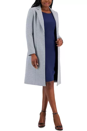 Le Suit Women Work Dresses - Tweed Topper Jacket and Crewneck Sheath Dress Suit, Regular and Petite Sizes