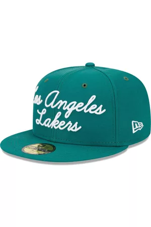 New Era Men Hats - Men's Los Angeles Lakers Script 59FIFTY Fitted Hat