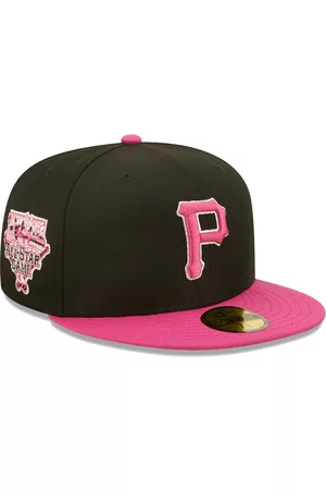 New Era Men Hats - Men's Black, Pink Pittsburgh Pirates 2006 Mlb All-Star Game Passion 59FIFTY Fitted Hat